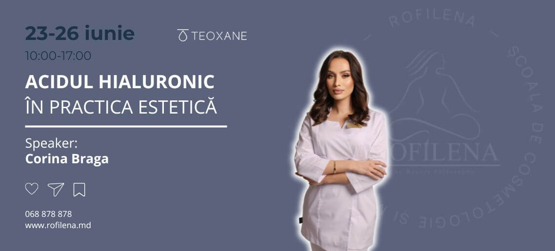 Acid hialuronic in tratamentele estetice. Curs de bază