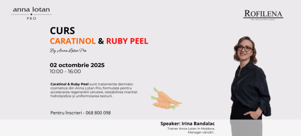 Seminar Anna Lotan Pro – Caratinol & Ruby Peel