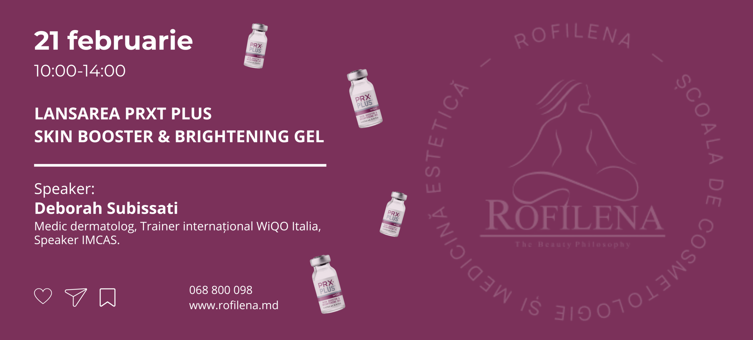 Lansare PRXT PLUS – Skin Booster & Brightening Gel